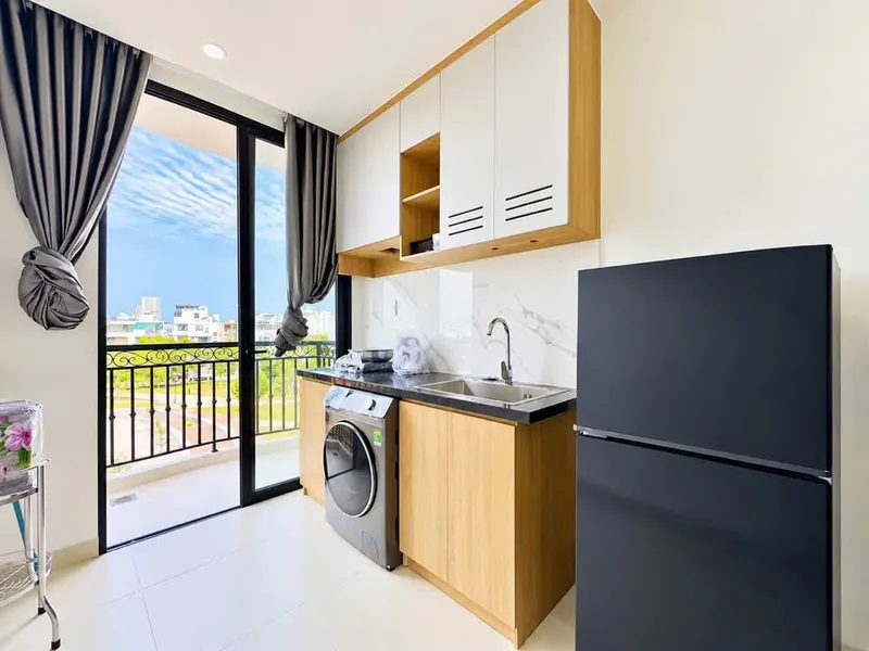 1-bedroom furnished apartment for rent, Hà Quang 1, 40m² — 6/7