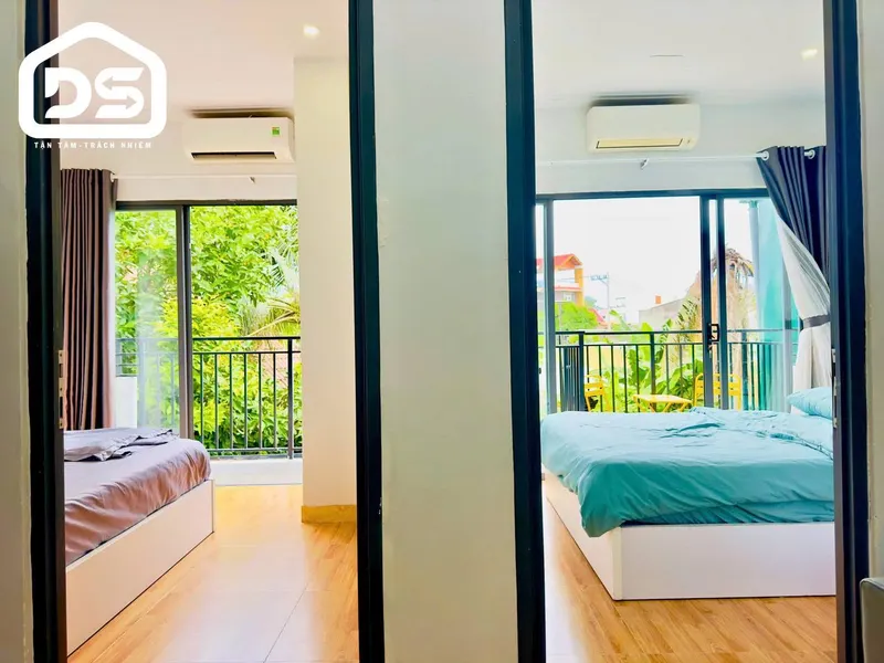 Pet-friendly 2-bedroom apartment with 2 balconies in Vinh Diem Trung — 2/7