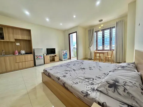 Fully furnished studio with balcony at ACC Vườn Xoài, 8.5M VND/month
