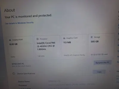 HP ProBook 450 G2 laptop (Core i3-4030, 8GB RAM) for sale — 4/4