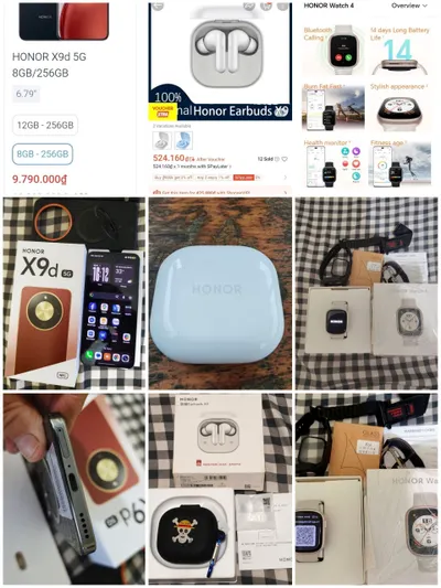 Honor X9D smartphone, Honor X9 earbuds and Honor Watch 4 for sale