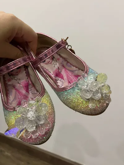 Children's shoes, dress and craft items for sale (multiple items)