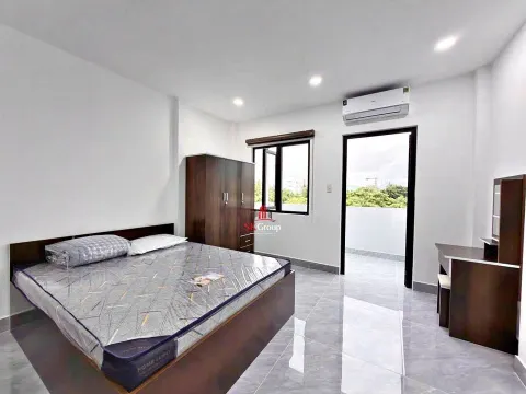 Studio apartment with balcony for rent, Ba Làng, Nha Trang
