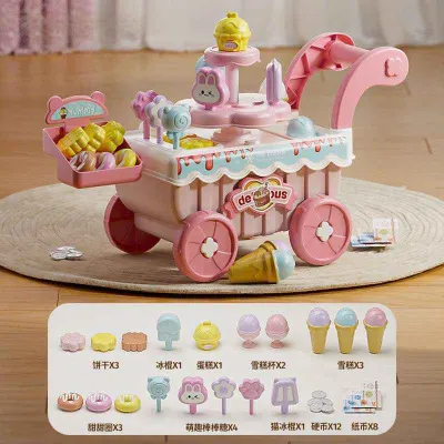 Ice cream cart toy set, 220,000 VND (with battery) — 3/9