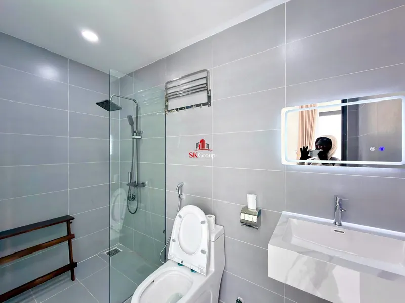 Brand-new single-storey house for rent, 200 m from Chan Fu beach and market, 16M VND/month — 6/9