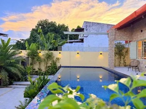 3-bedroom villa with pool, 300 m to the sea, north Nha Trang