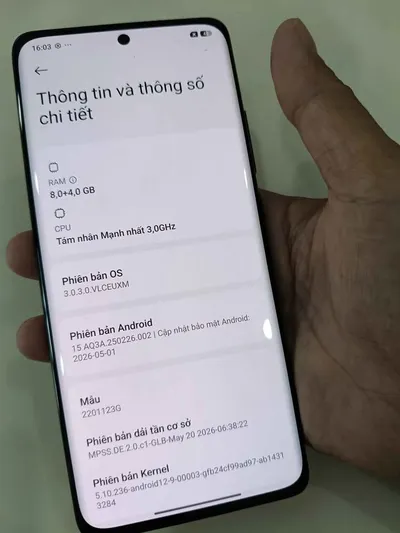 Xiaomi 12 phone for sale, 8/128GB, 3,150,000 VND — 7/7