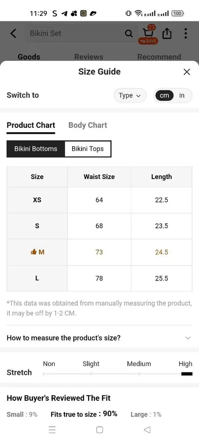 New swimsuit, size M, for sale — 6/6