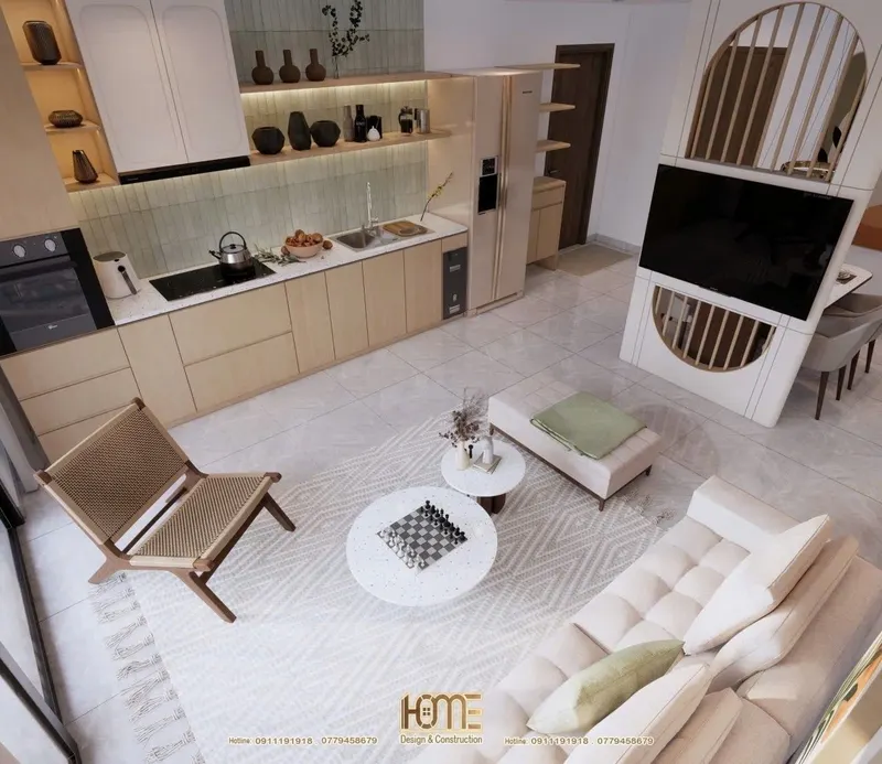 2-bedroom apartment for rent, HUD Phuoc Long, 65 m² — 6/10