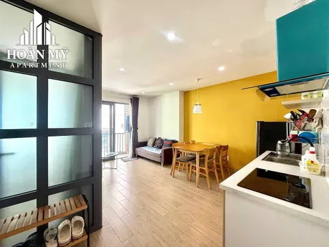 1-bedroom furnished apartment with balcony, 200 m from the sea, city centre, 12M VND/month